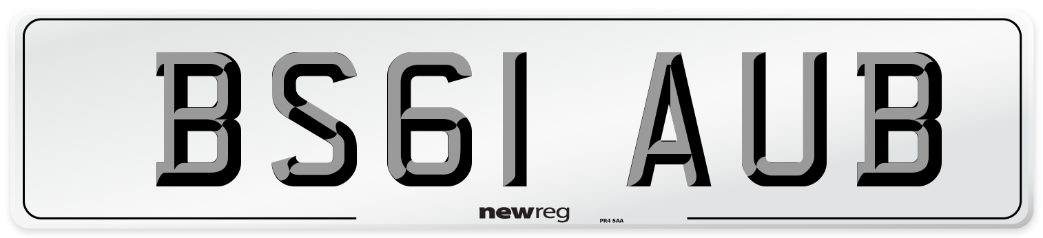 BS61 AUB Number Plate from New Reg